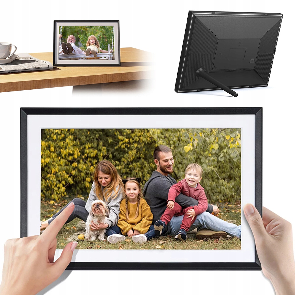 Digitální Rámeček Pro Fotografie 10.1 Ips S Pamětí 32 Gb Pro Vzdálené Sdílení