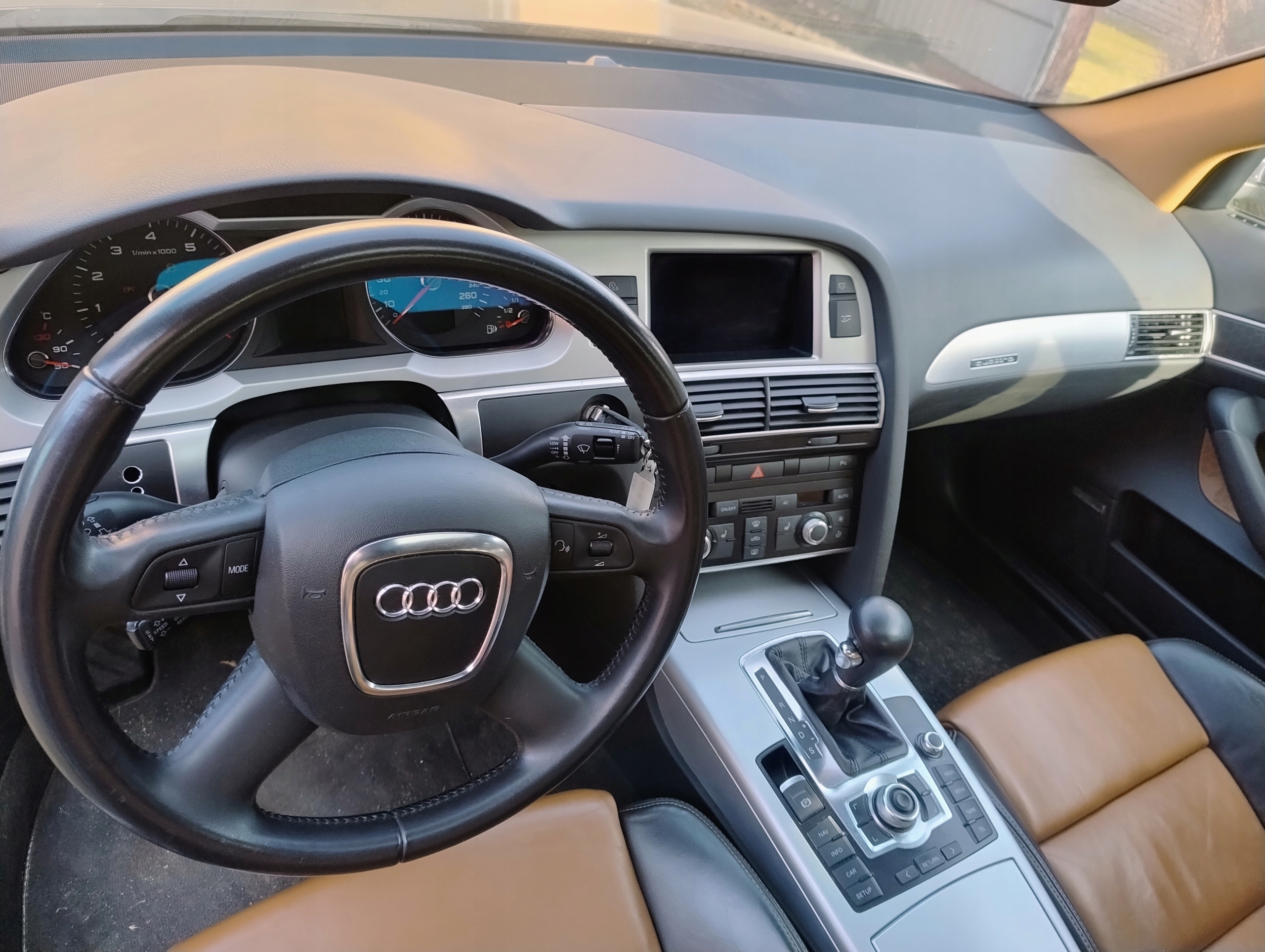 dashboard console audi a6 c6 lift europa