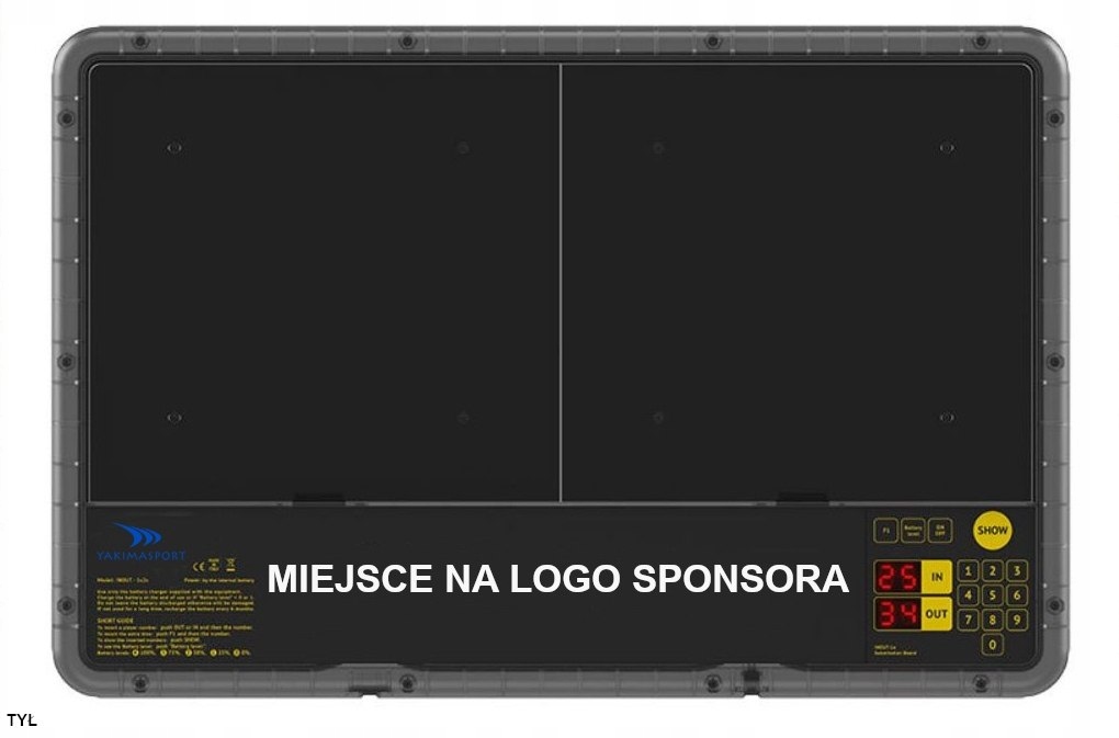 Elektroniczna tablica zmiany zawodników - jednostronna Marka Yakima