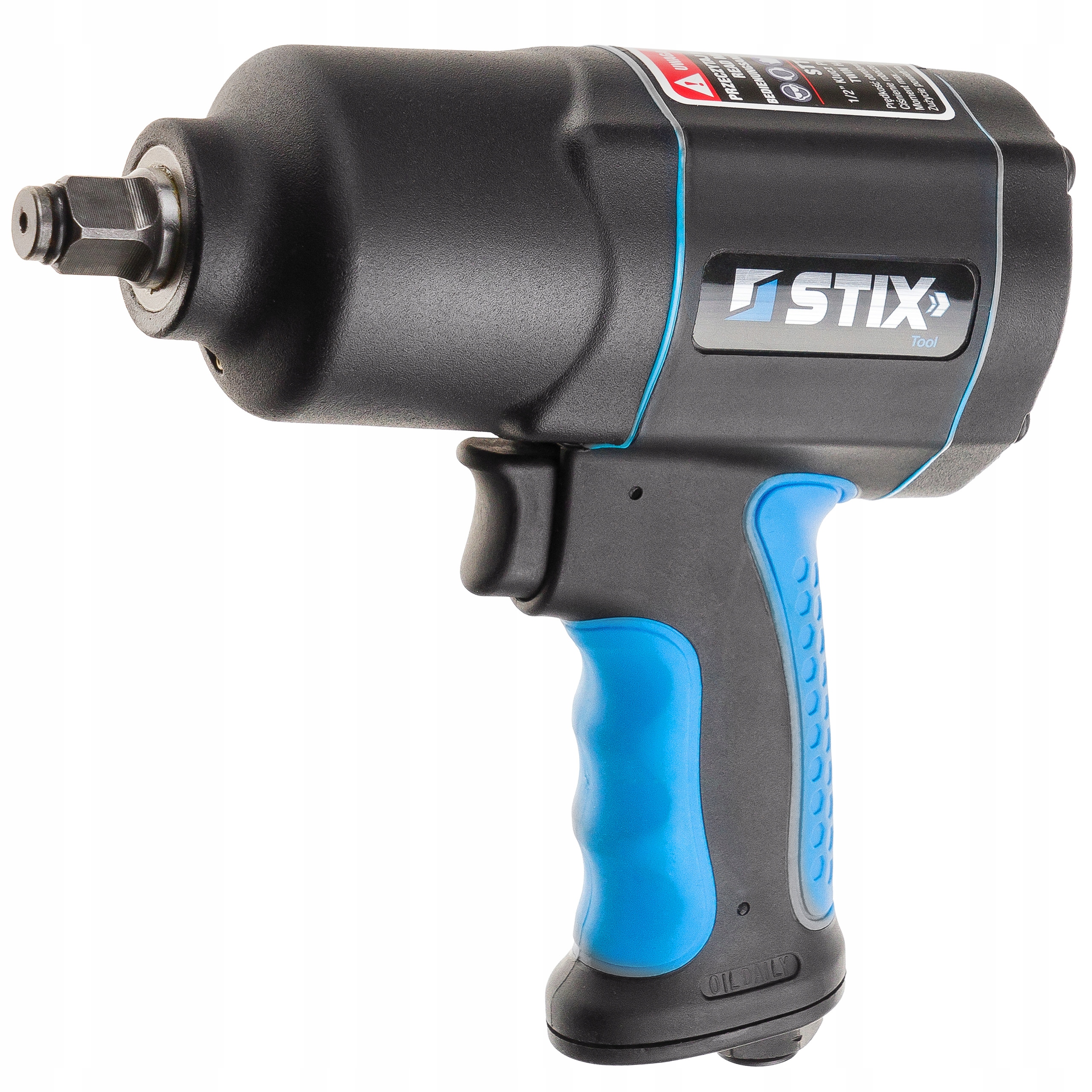 KLUCZ PNEUMATYCZNY UDAROWY DO KÓŁ 1/2 1700NM + NASADKI, WALIZKA I NAOLEJACZ Marka Stix