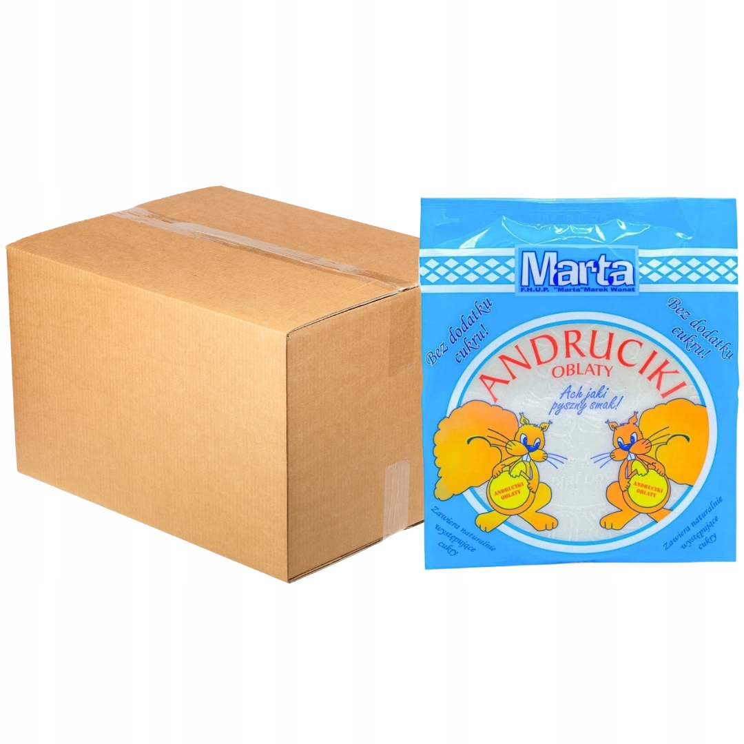 Levně Marta Andruciki oplatky bez cukru 25 g x 20 kusů