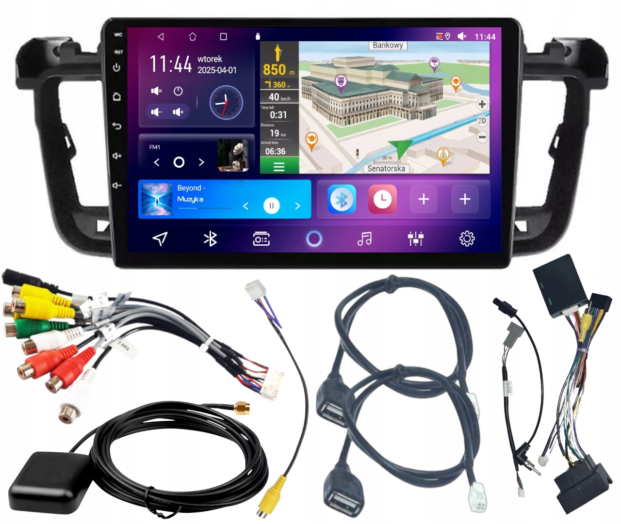 Autorádio S Carplay Peugeot 508 Wifi Android 4GB 64GB