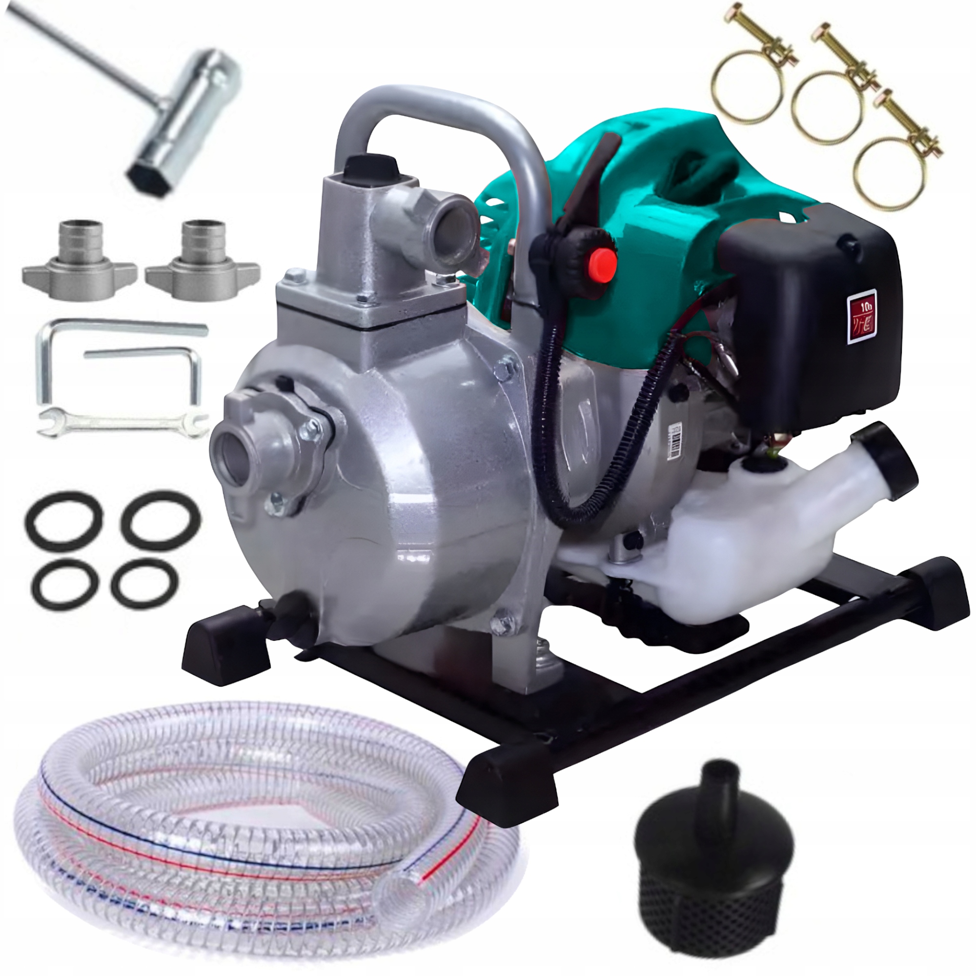 Motopompa 1CAL 1" Spalinowa Wąż Ssawny 2M Komplet