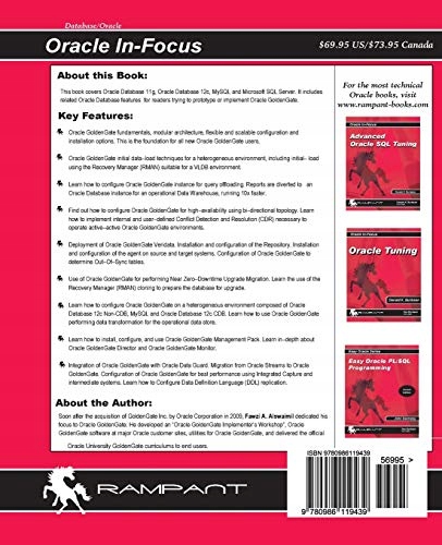 Alswaimil, Fawzi Oracle GoldenGate 12c: A Hands-on Guide to Data Replicatio Język publikacji angielski