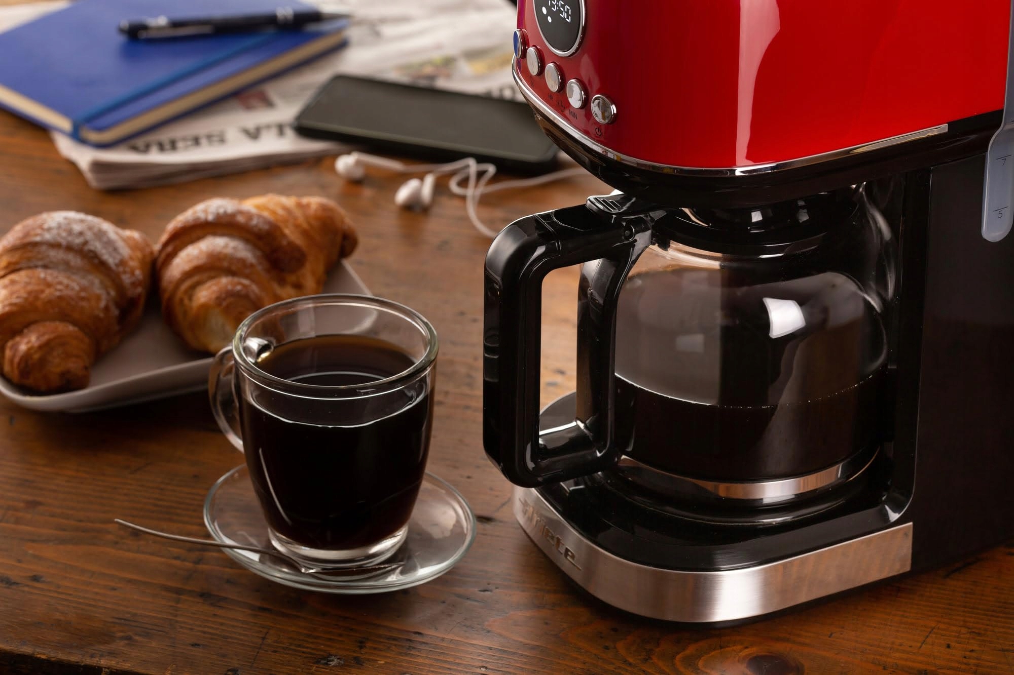 ARIETE Ekspres Do Kawy Z Młynkiem Czerwony 1318 Maxi Cappuccino — miniatura 7