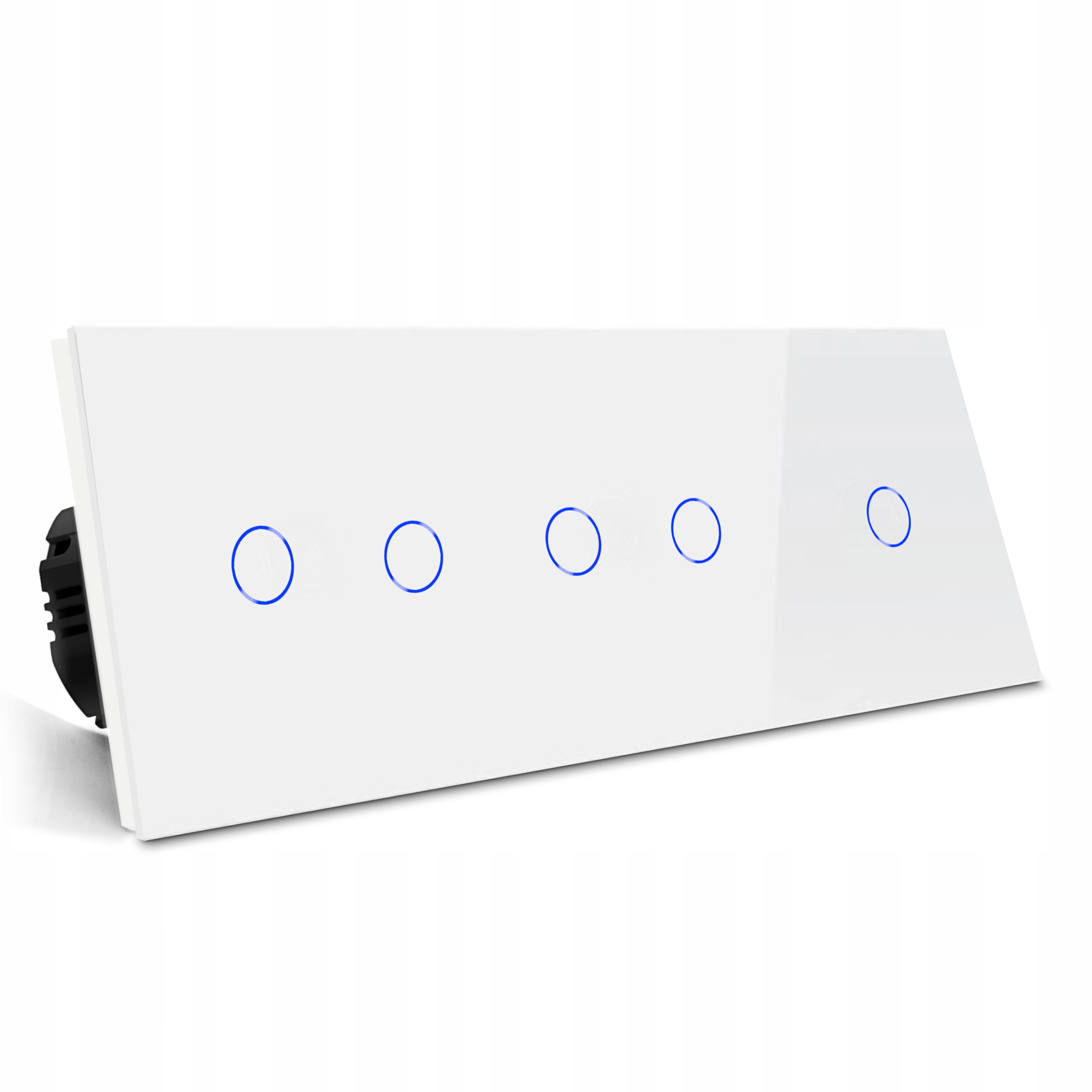 Dotykový Spínač Svetla 2+2+1 Wifi Trojitý 3K Sklenený Tuya Smart Life