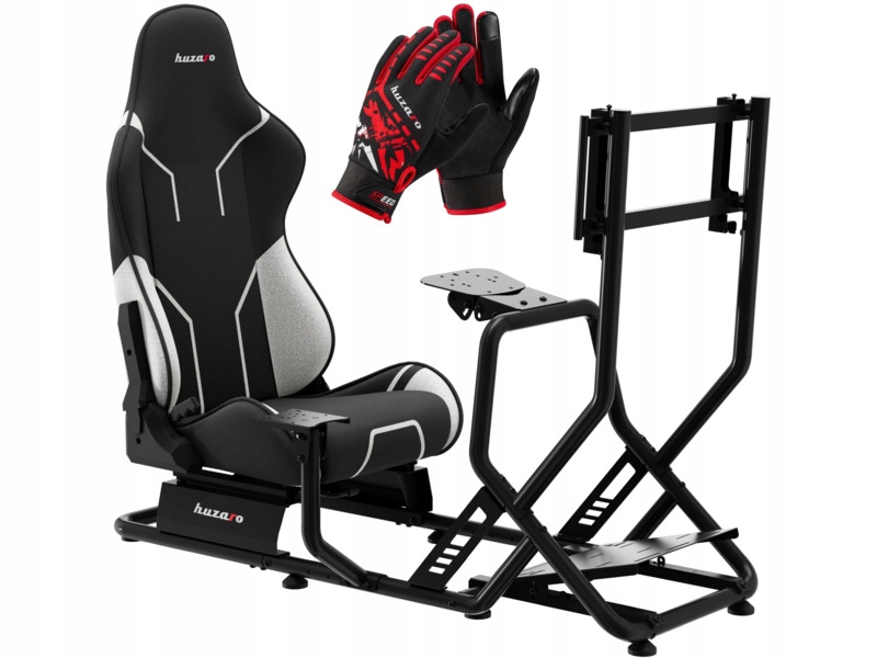 Игровой стул Huzaro Speed 6.0 черный и красный