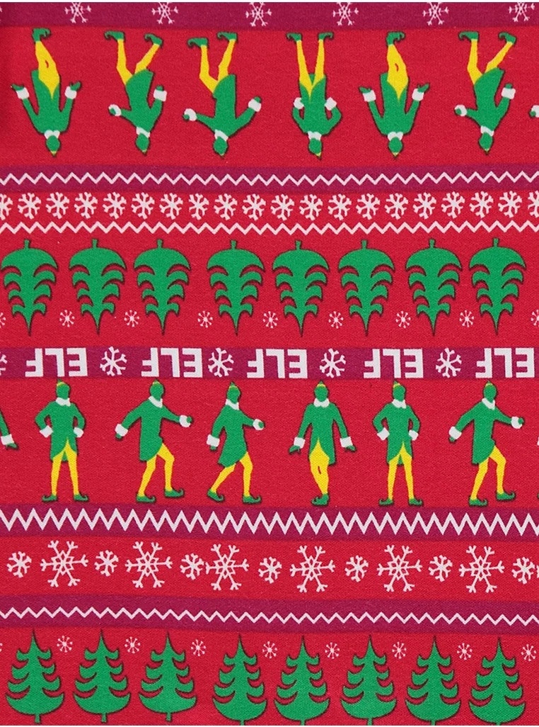 ŚPIOCHY CZERWONE ŚWIĄTECZNY WZÓR CHOINKI ELFY ŚNIEŻYNKI UNISEX GEORGE 56/62 Marka George