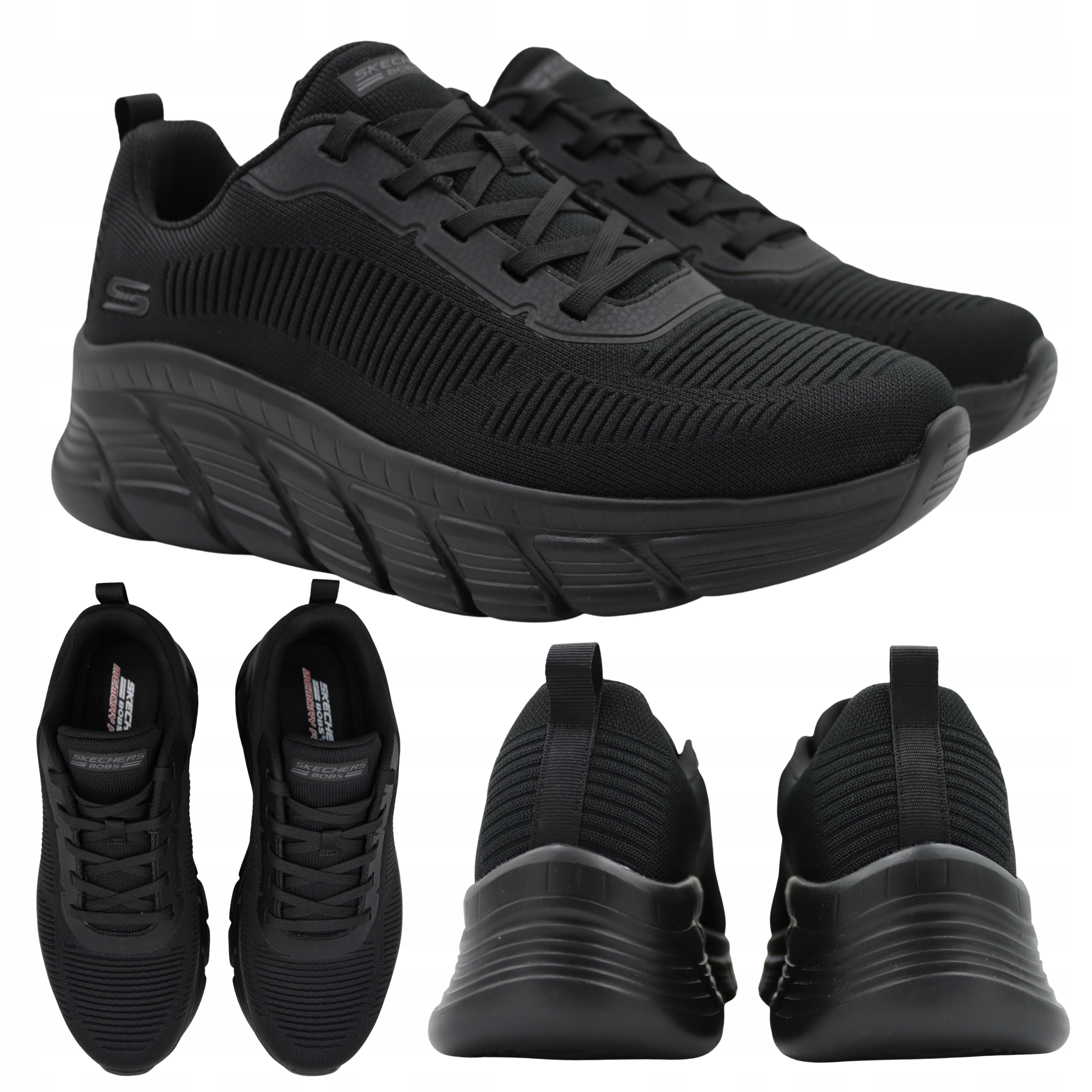 Pánské boty Skechers 118360/BBK lehké sportovní tenisky Vel. 45