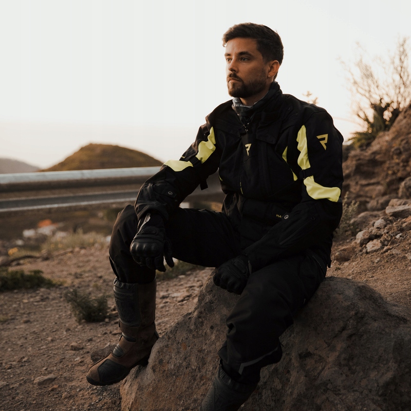 REBELHORN kurtka HARDY II grey/black/fluo r. XS Rozmiar XS