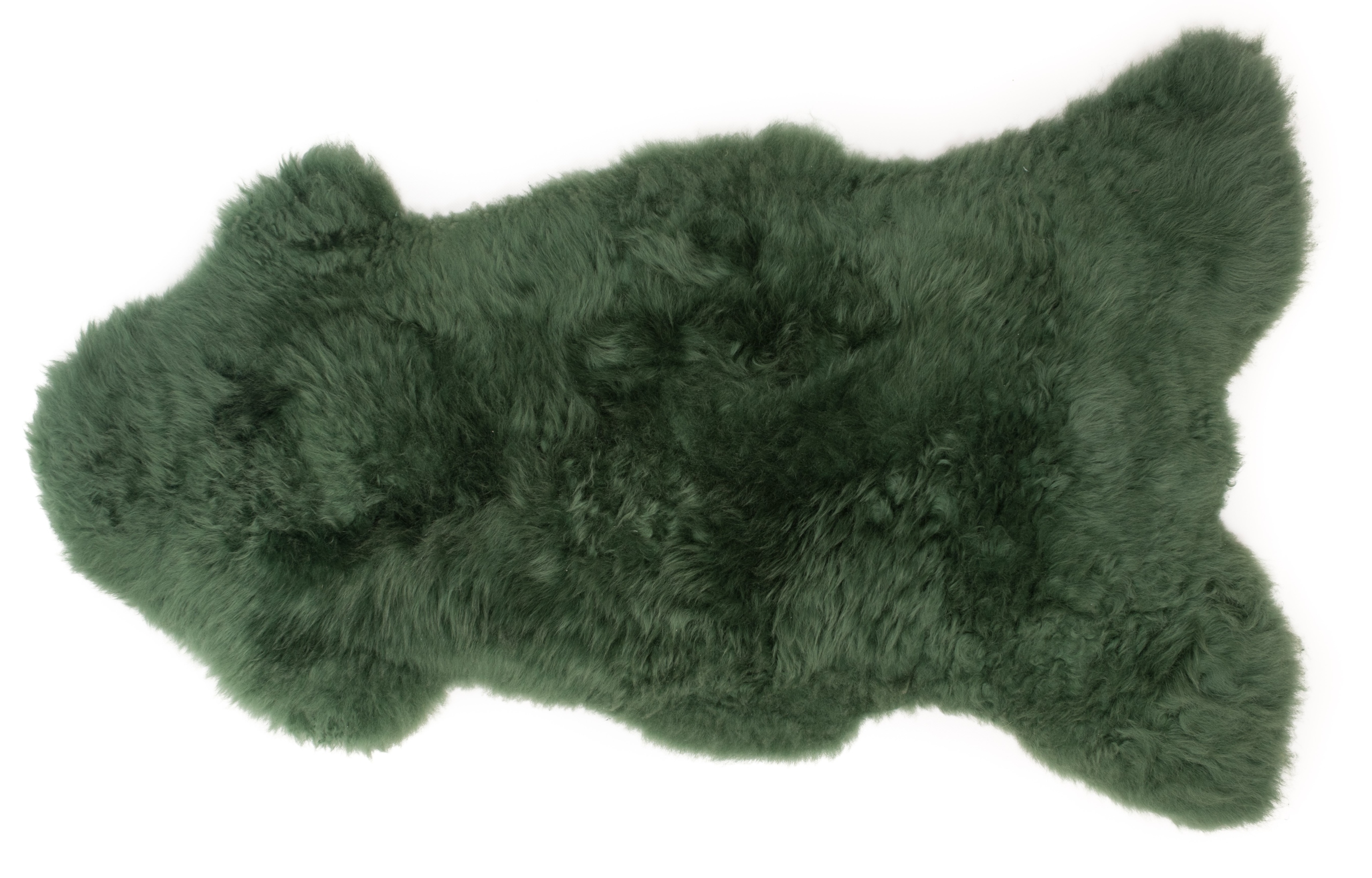 Ovčí kůže Tmavá Zeleň Ovčí kůže Lahvově Zelená Barva Přírodní
