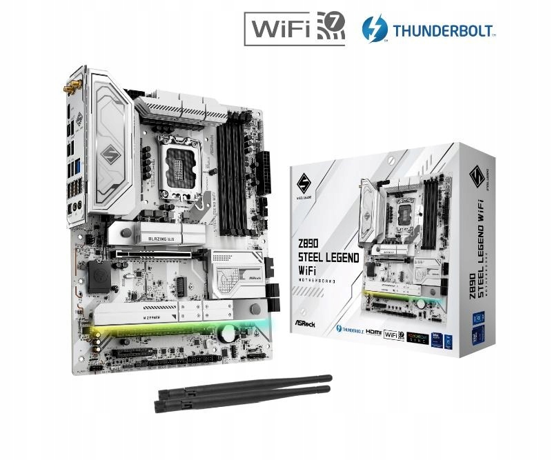 ASRock Mb Sc LGA1851 Z890 Steel Legend Wifi, Intel Z890, 4xDDR5, …
