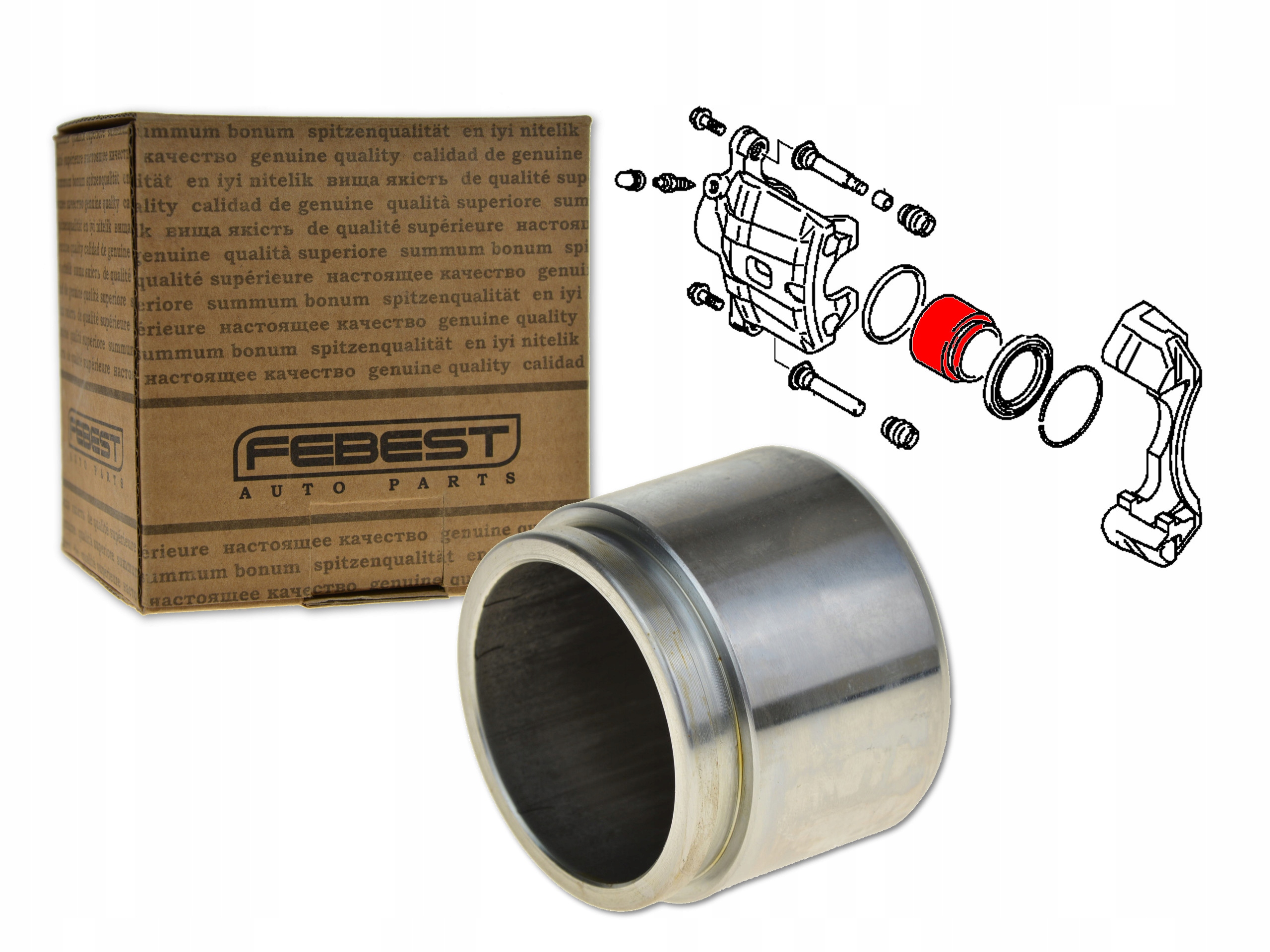 MITSUBISHI SPACE RUNNER 99 TLOCZEK ZACISKU PRZOD