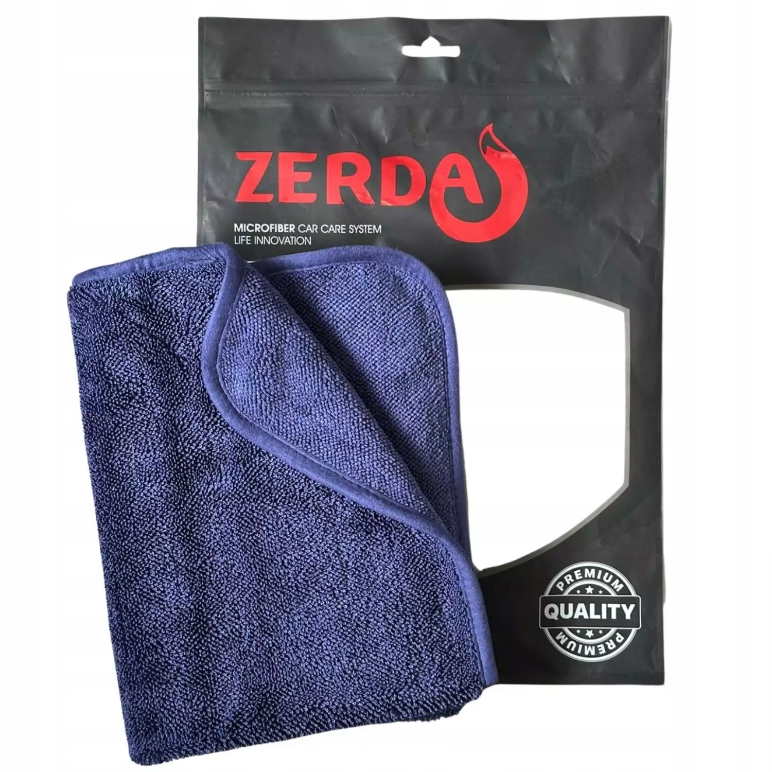 Zerda Tornado 50x75 620GSM Dark Blue dwustronny ręcznik typu twisted loop
