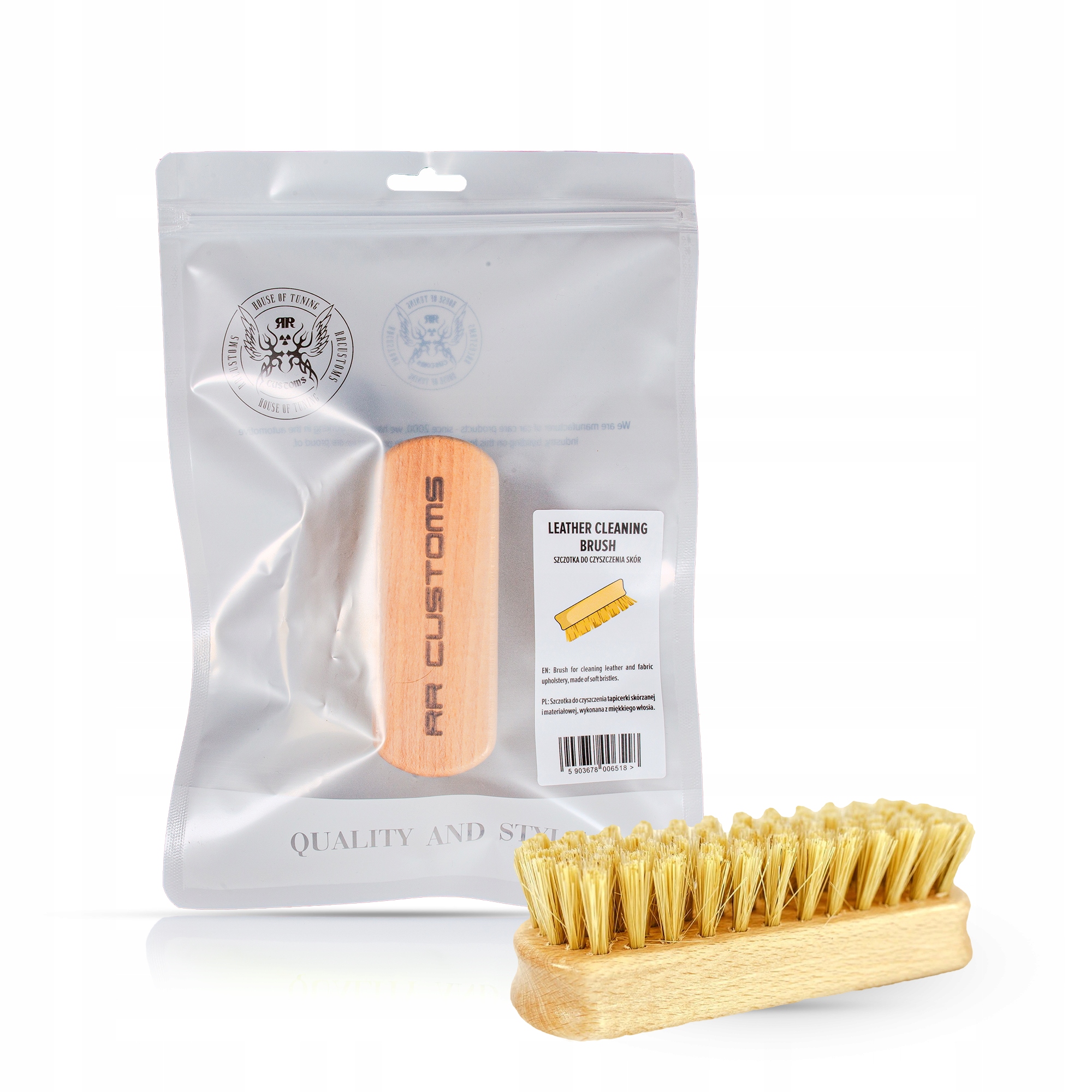 Rr Customs Szczotka do czyszczenia skór