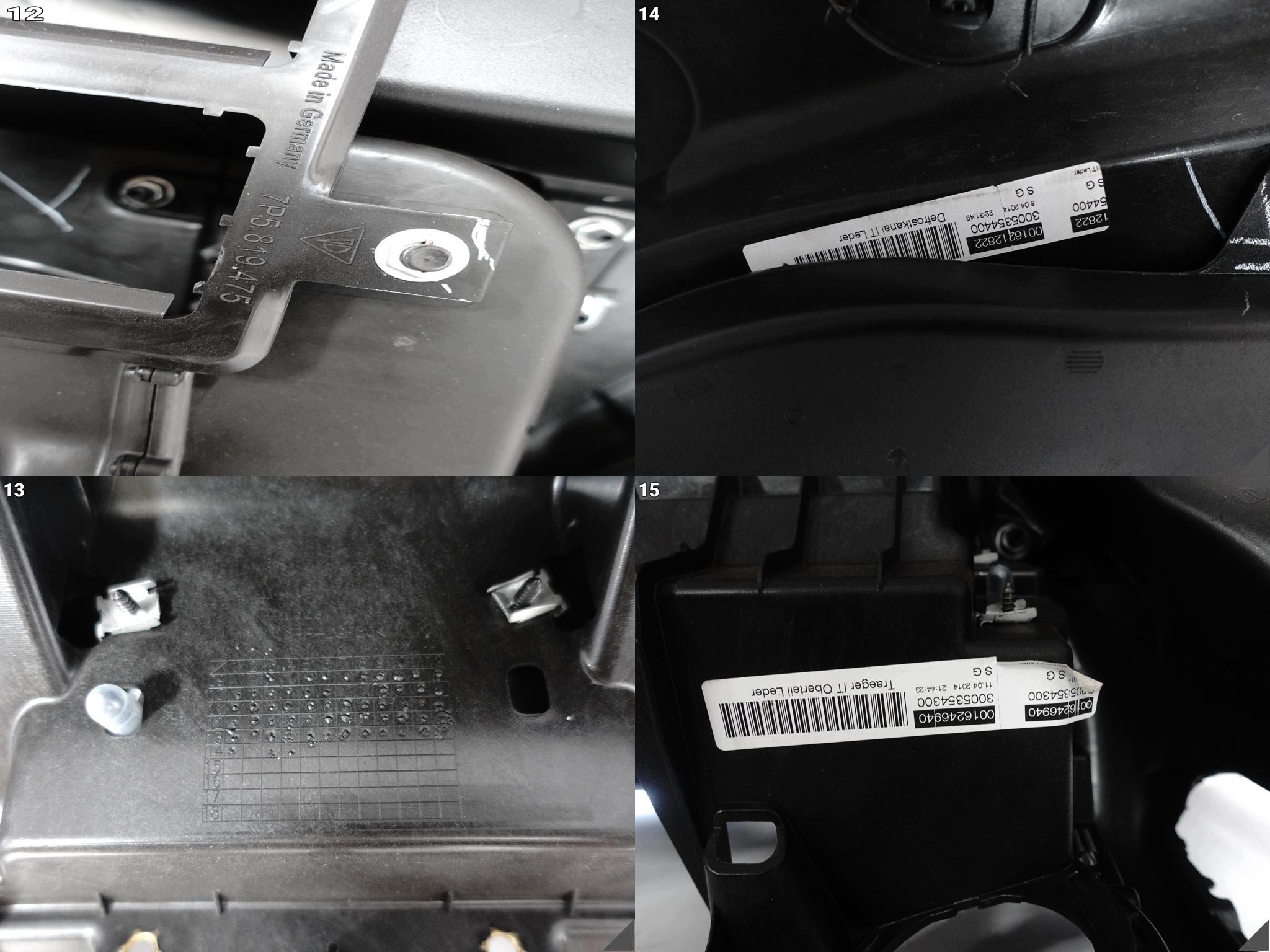 PORSCHE CAYENNE II 2 7P5 10-14 dashboard instrument panel console cockpit 7P5819475