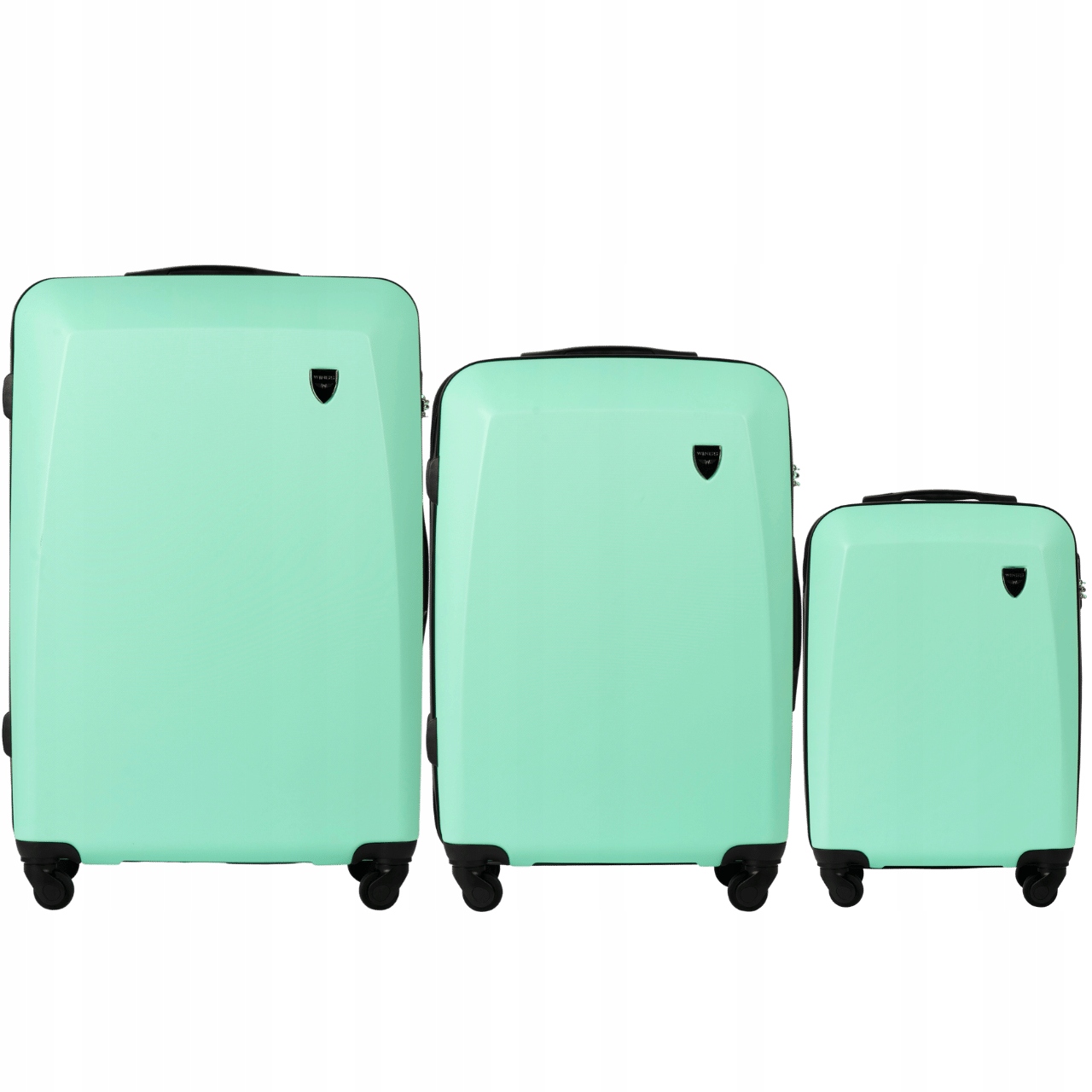 Sada 3 cestovních zavazadel Wings Plover Light Green Sada pevných kufrů