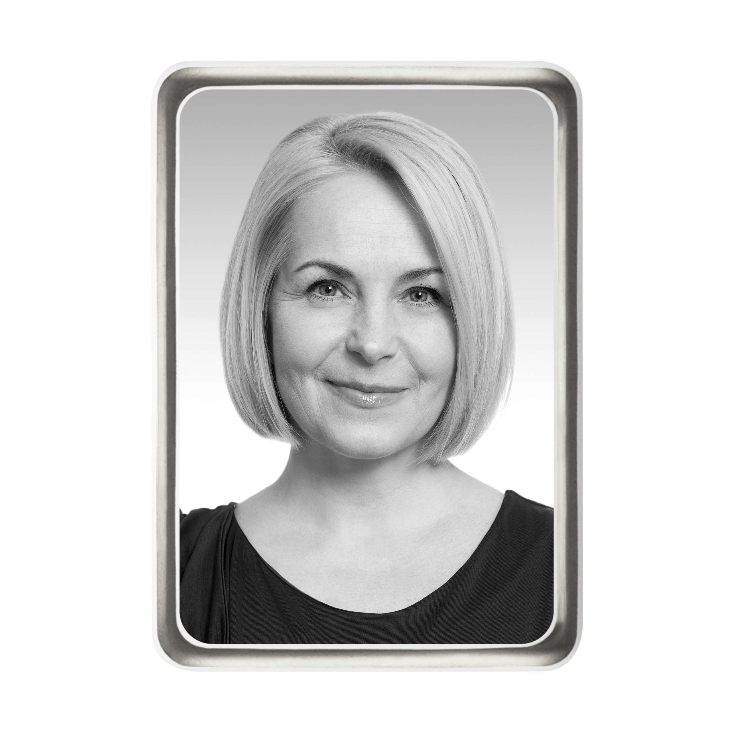 ZDJĘCIE NAGROBKOWE PROSTOKĄT CZ.B. SR. RAMKA 8x10