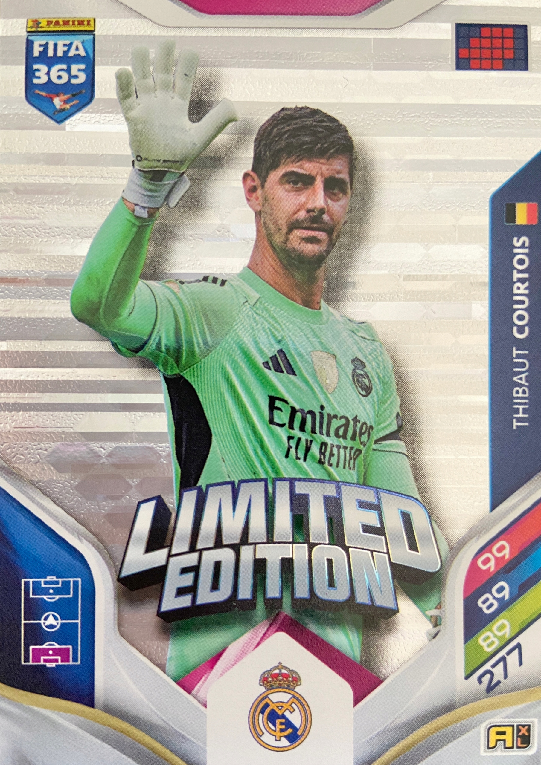 Panini Fifa 365 2026 Limited Thibaut Courtois Real Madryt