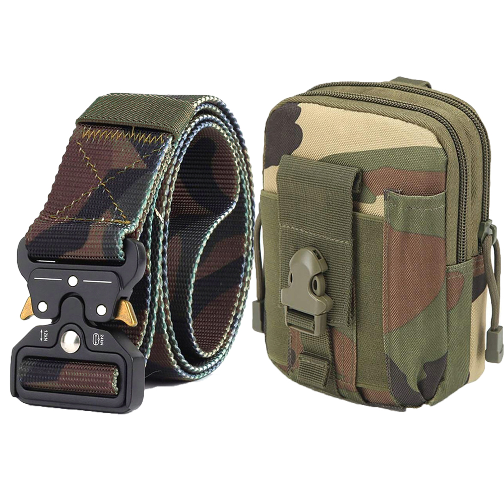 PASEK PARCIANY WOJSKOWY TAKTYCZNY + SASZETKA MOLLE