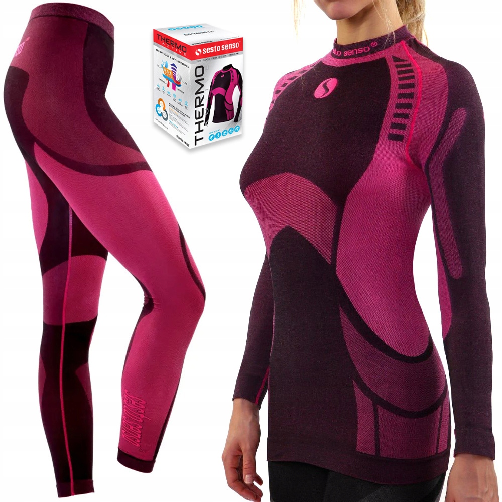 Sesto Senso dámský Termoaktivní komplet sportovní termoprádlo L