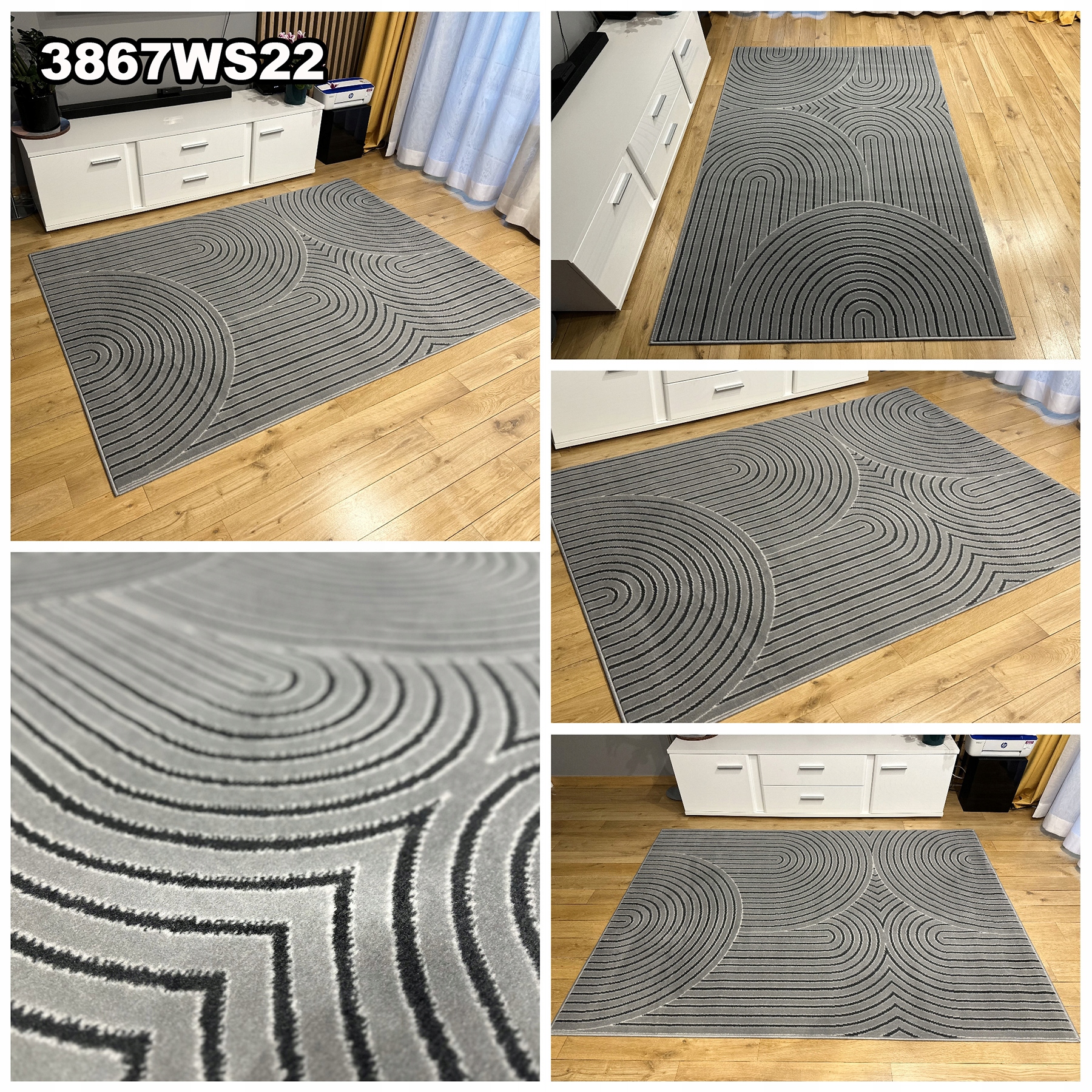 ORYGINALNY DYWAN 140X200 BCF NEW IDEA MIĘKKI WŁOS GĘSTE RUNO Marka Sindbad