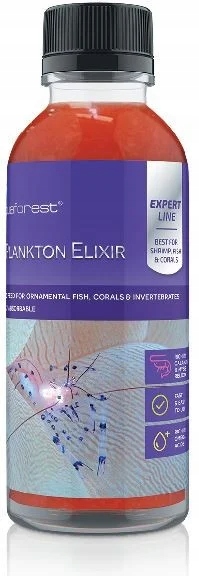 Levně Krmivo Krmná Směs pro korálové ryby Barva do mořského akvária 250ml