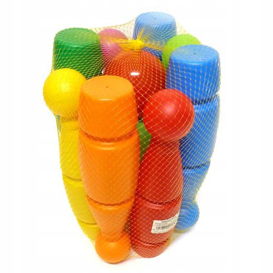 ZESTAW KRĘGLI DLA DZIECI GRA ZABAWKA 8szt 2 KULE Marka inna