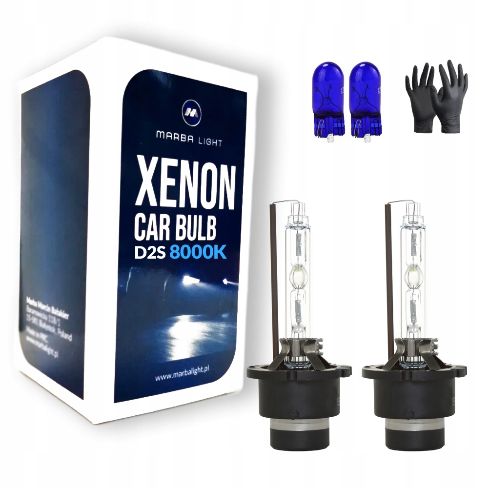 

2x Żarniki D2S Xenon 35W 8000K Marba Homologacja