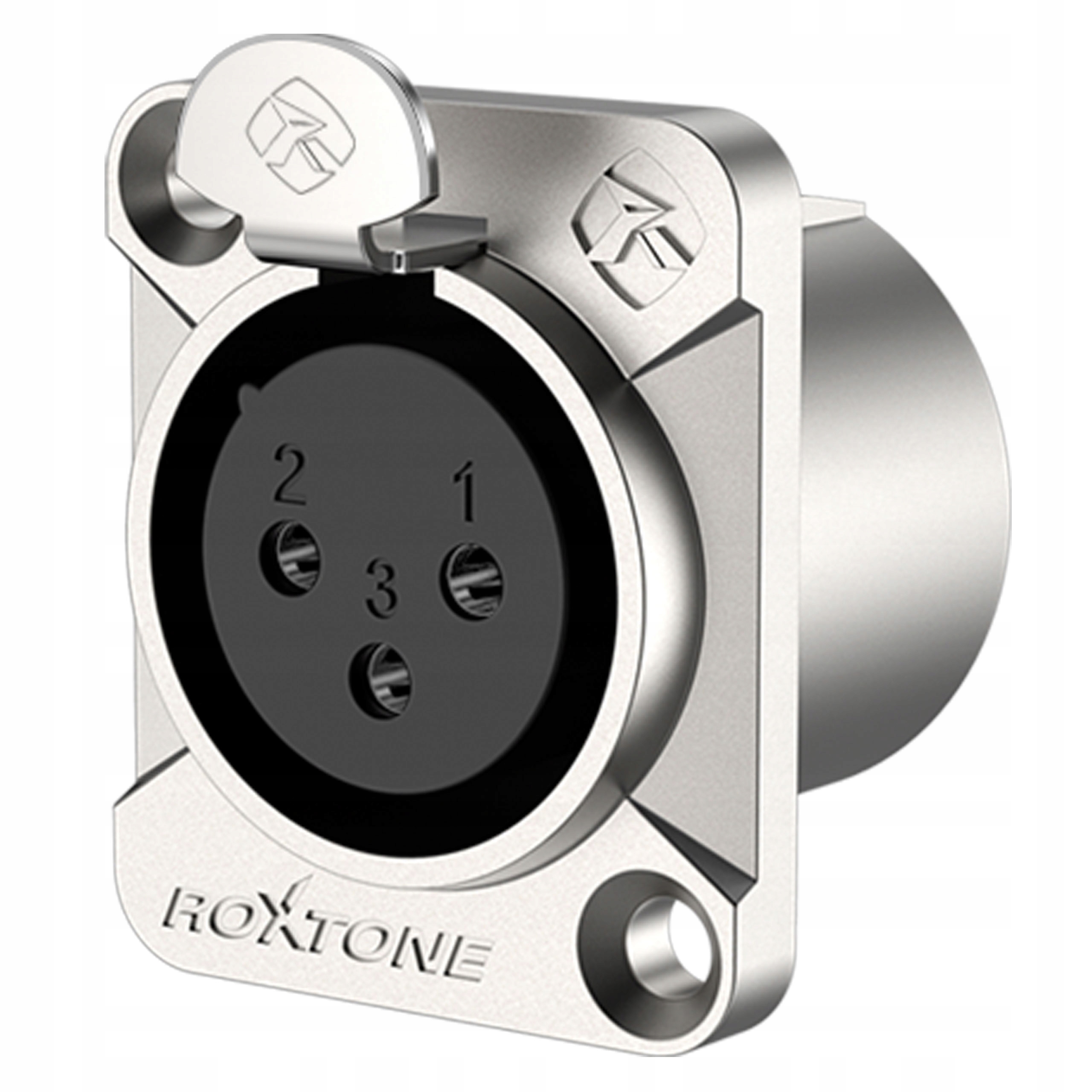 GNIAZDO XLR 3 PIN ZŁĄCZE ŻEŃSKIE ROXTONE RX3FD-NT MONTAŻOWE PANELOWE MONTAŻ EAN (GTIN) 8033237989154