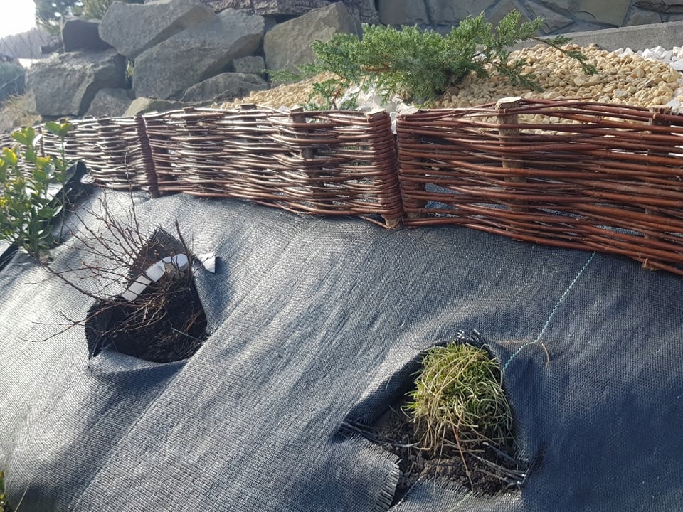 palisada wiklinowa, płotek wiklinowy 60x10 hit!!! Producent inna