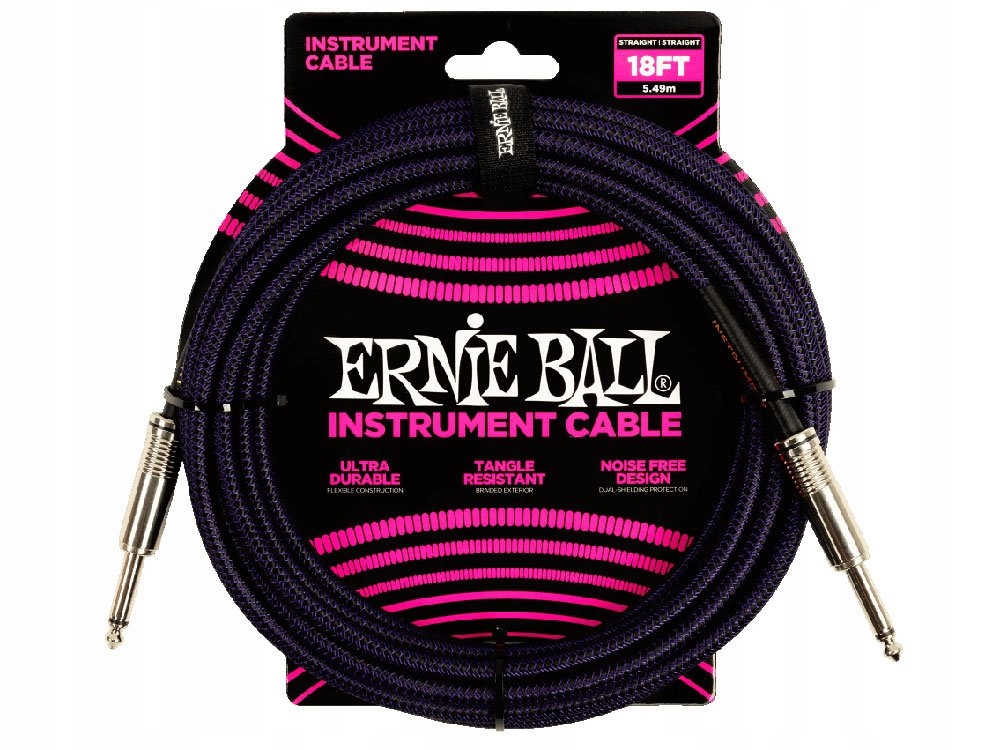 Kytarový kabel Ernie Ball 6395 (5,49 m)