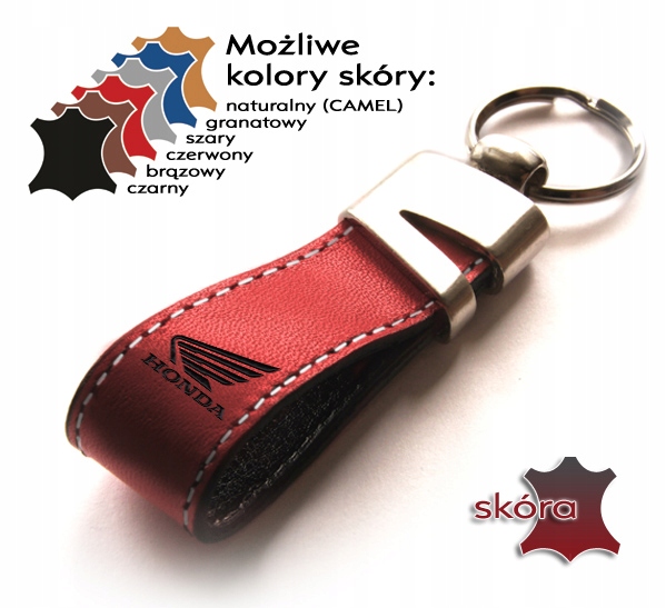 

Brelok skórzany Honda Moto