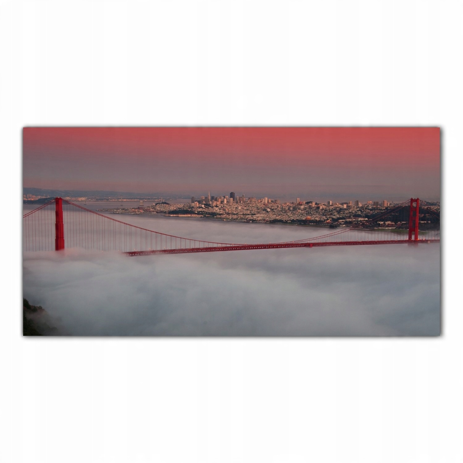 

Obraz Szklany Foto-obraz Golden Gate Most 100x50