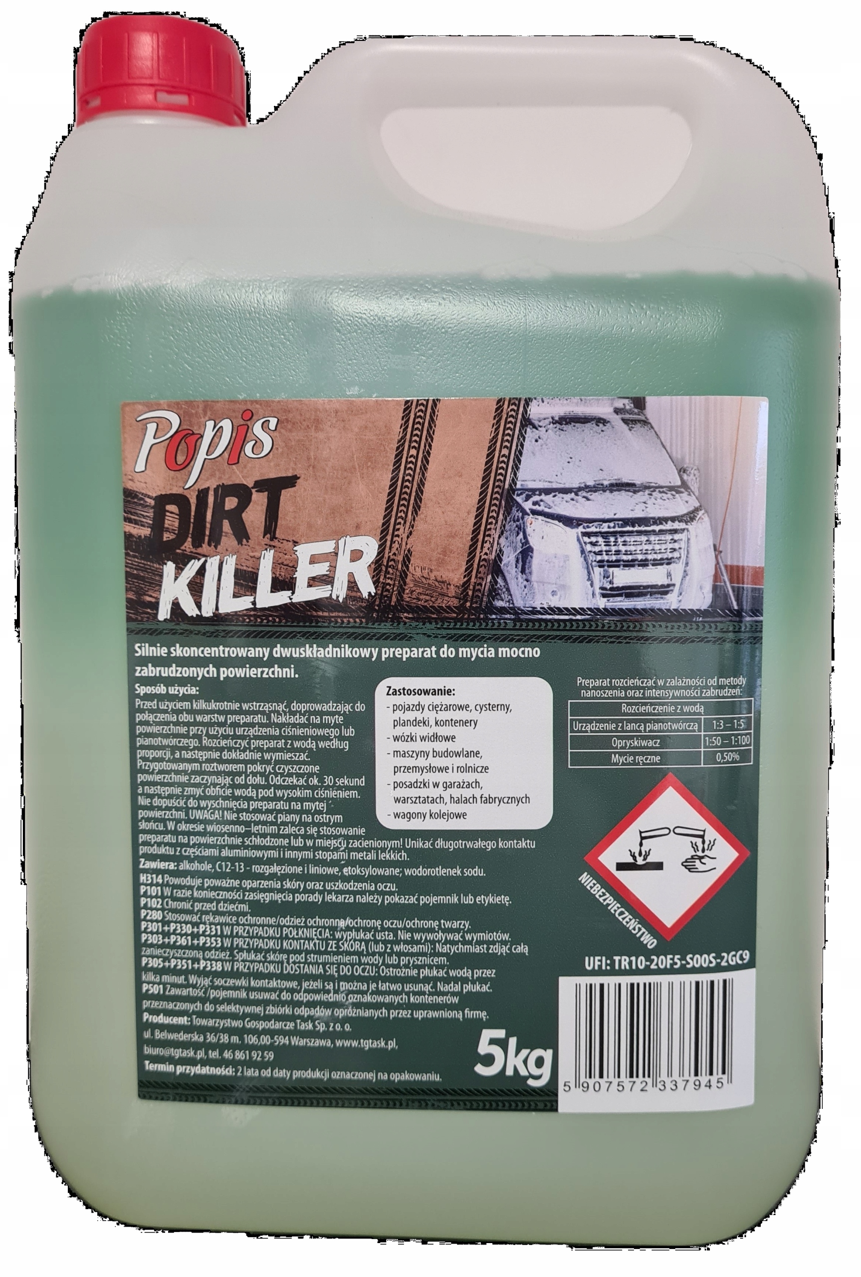 

Piana aktywna Dirt Killer 5KG 5L Jak Dimer Kercher