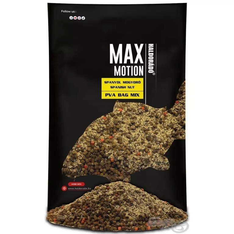 Pellet Haldorado Max Motion Pva Bag Mix Hiszpański Orzech Karp Worki Pva
