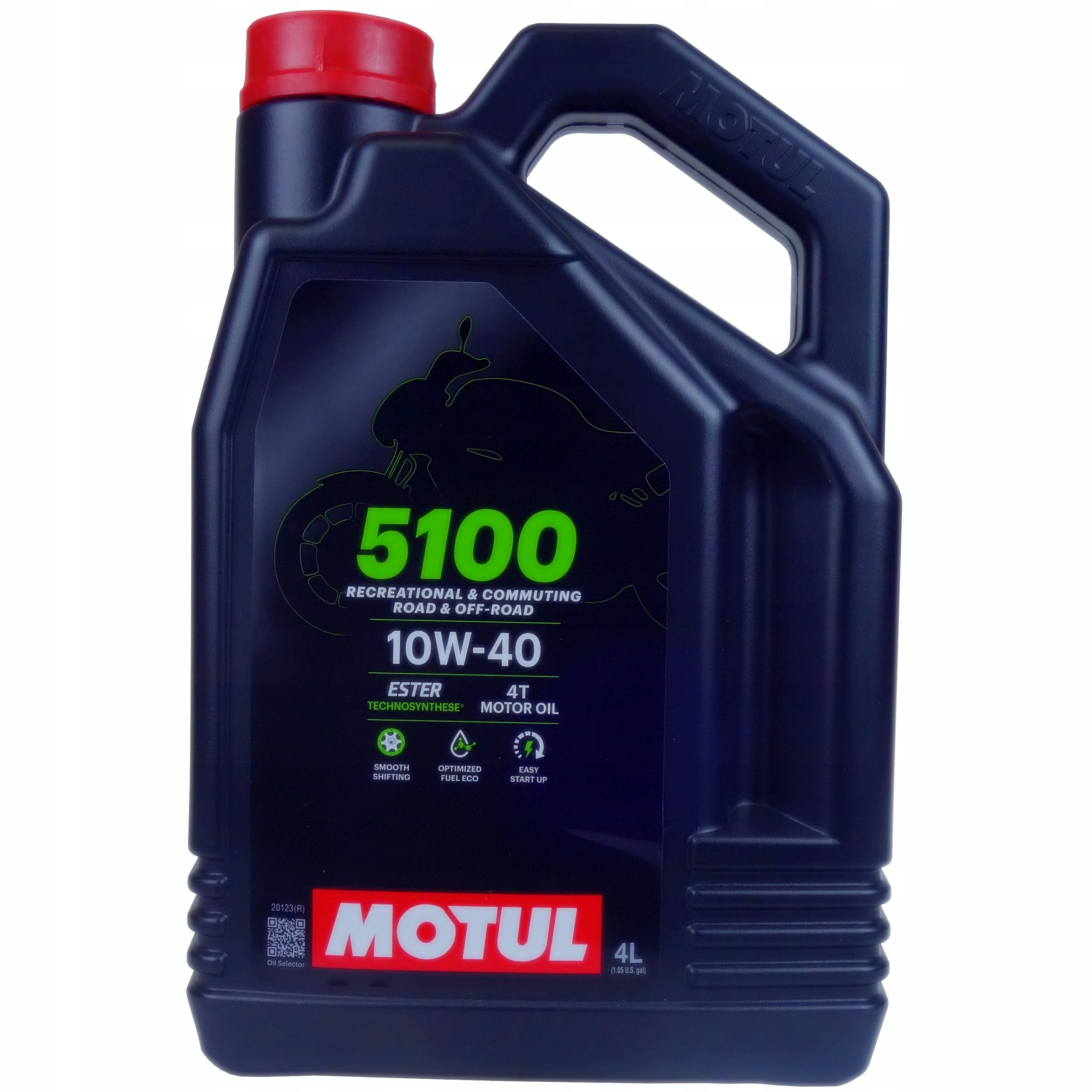 Olej silnikowy Motul 5100 4T Ester 4L 10W-40 Zawieszka