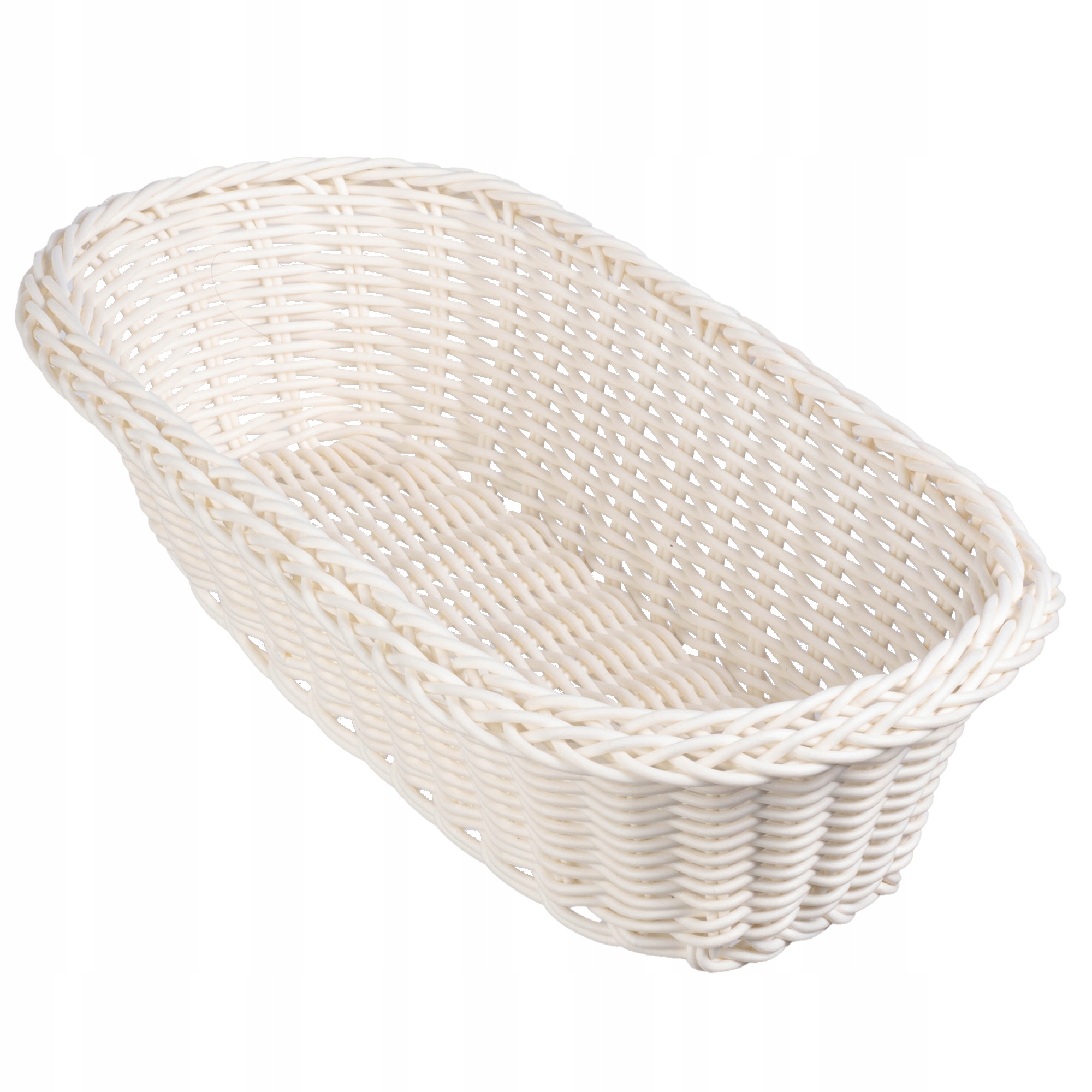 KOSZYK KOSZYCZEK NA STÓŁ PIECZYWO CHLEB SZTUĆCE CIASTO PODŁUŻNY KREMOWY