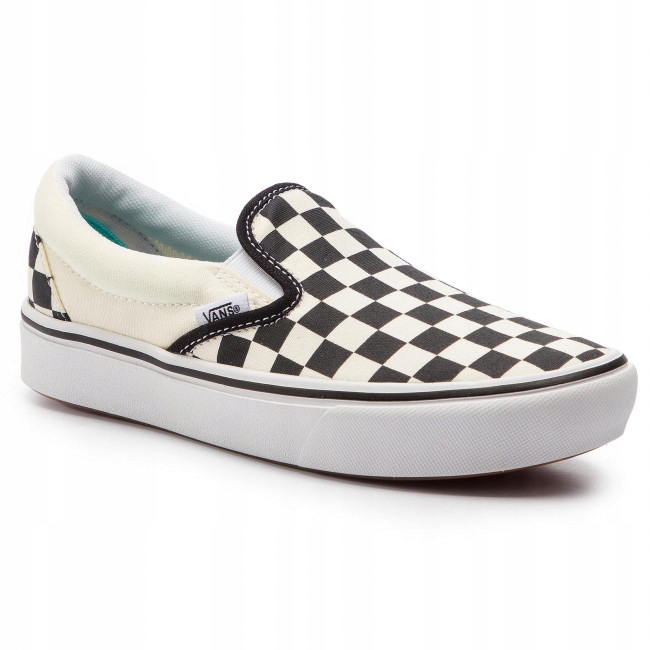 Vans Comfycush Slip-on Tenisky Ecru Mřížka 37 Snů