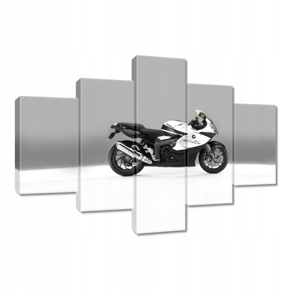 

Obrazy 100x70 Biały ścigacz Bmw Motor