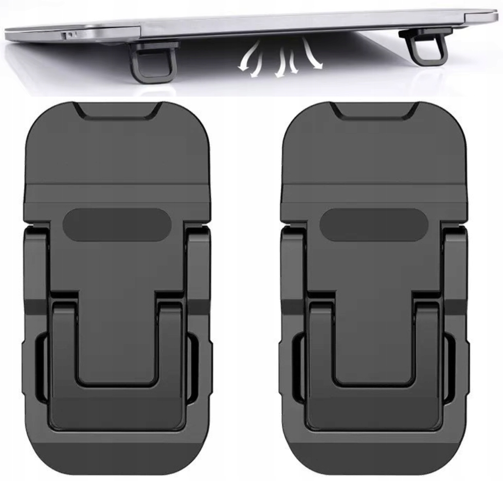 2x PODSTAWKI LAPTOPA TELEFONU TABLETU STOPKI NÓŻKI CHŁODZĄCE UNIWERSALNE