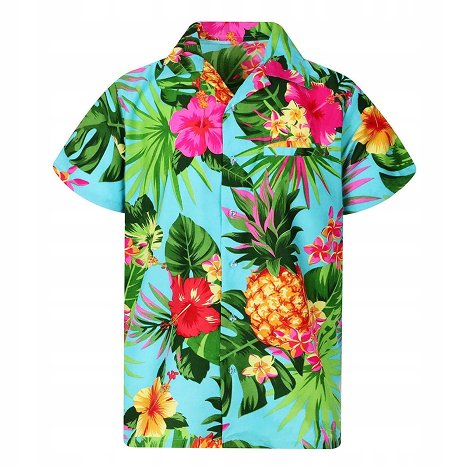 Pánska havajská košeľa s krátkym XL