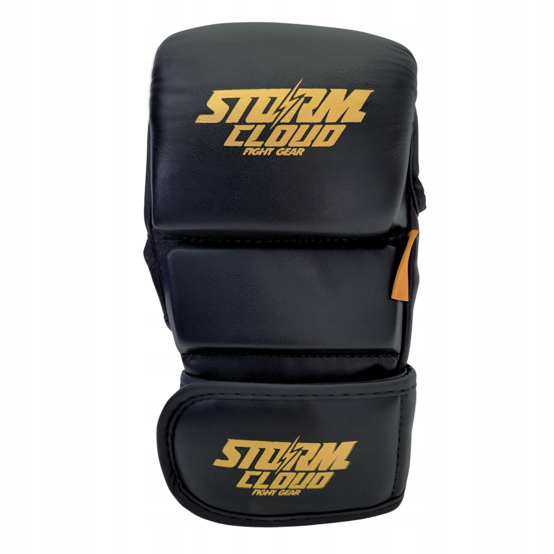 StormCloud Rękawice MMA Sparingowe 7oz Rookie Czarne/Złote M/L Stan opakowania oryginalne