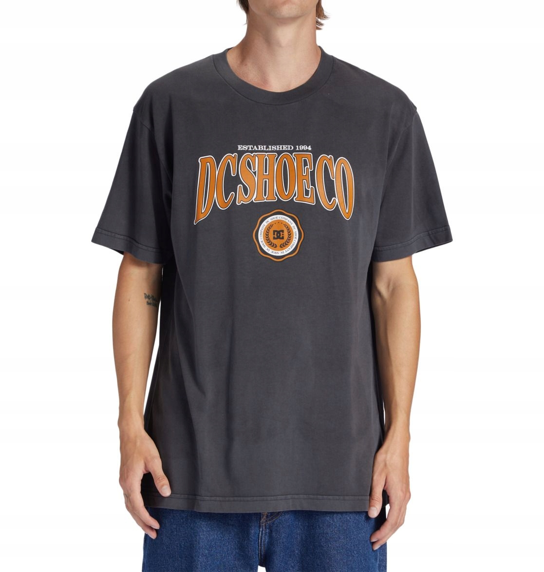 Tričko DC Tuition 200 g černé s potiskem M