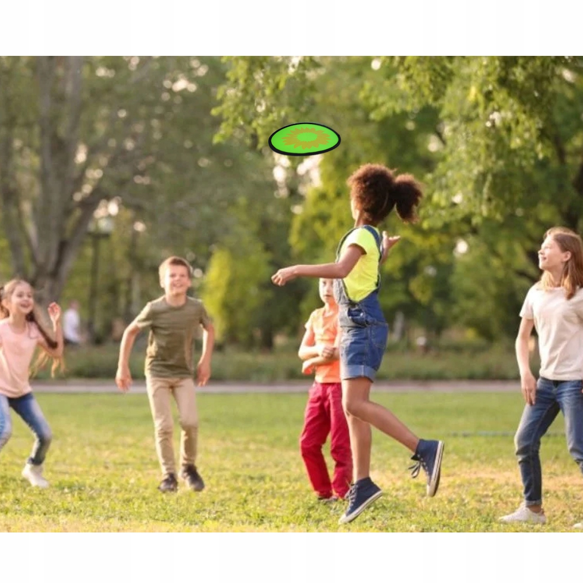 FRISBEE ZABAWKA DLA DZIECI DYSK RING DO RZUCANIA 25 CM Marka inna