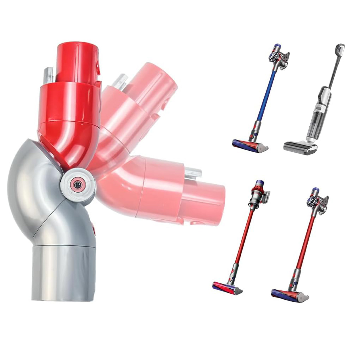 Adapter kątowy obrotowy do odkurzaczy Dyson V7 V8 V10 V11 V15