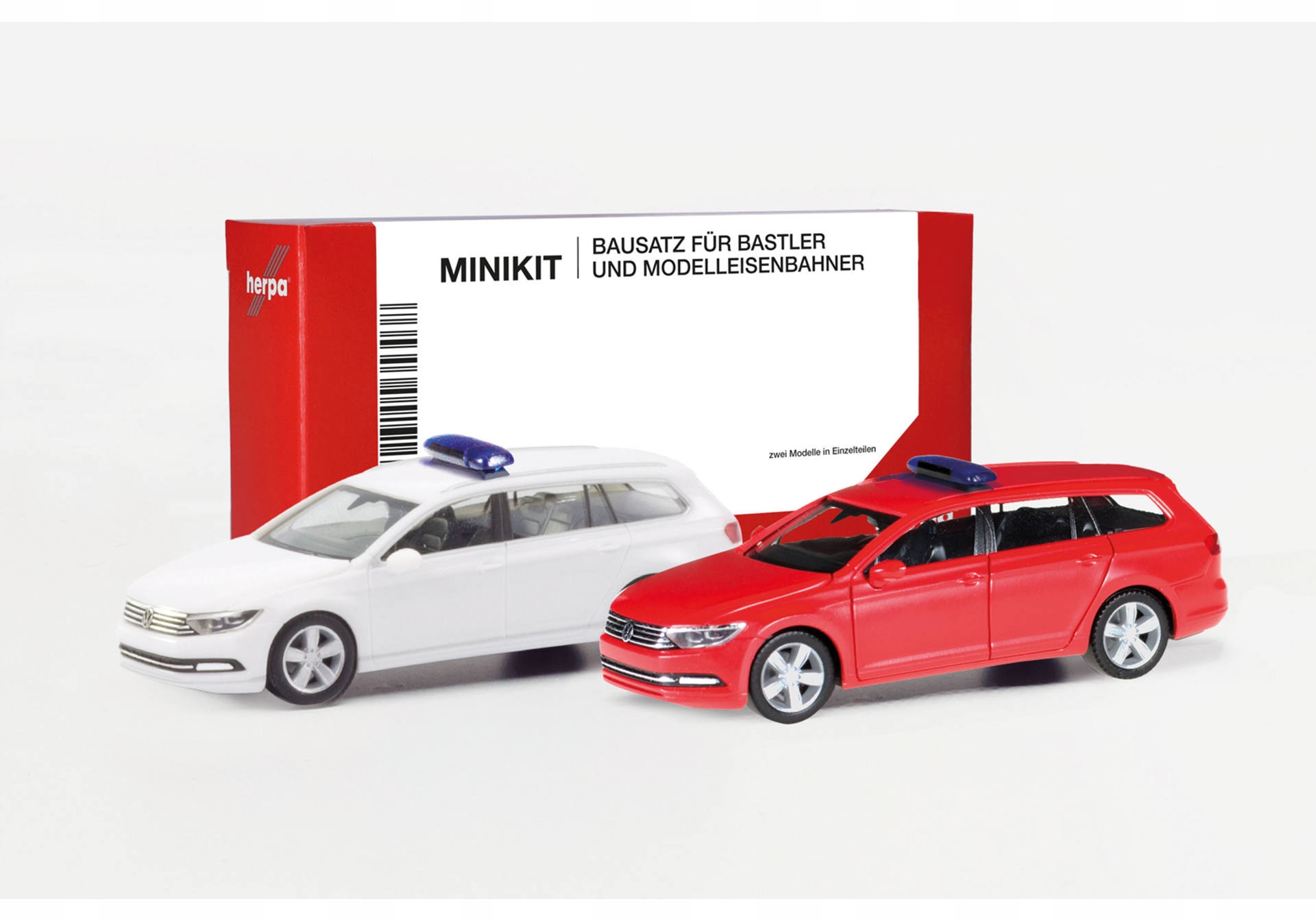 Herpa 013772-002 MiniKit 2 x Vw Passat Variant 2 ks, stupnice H0
