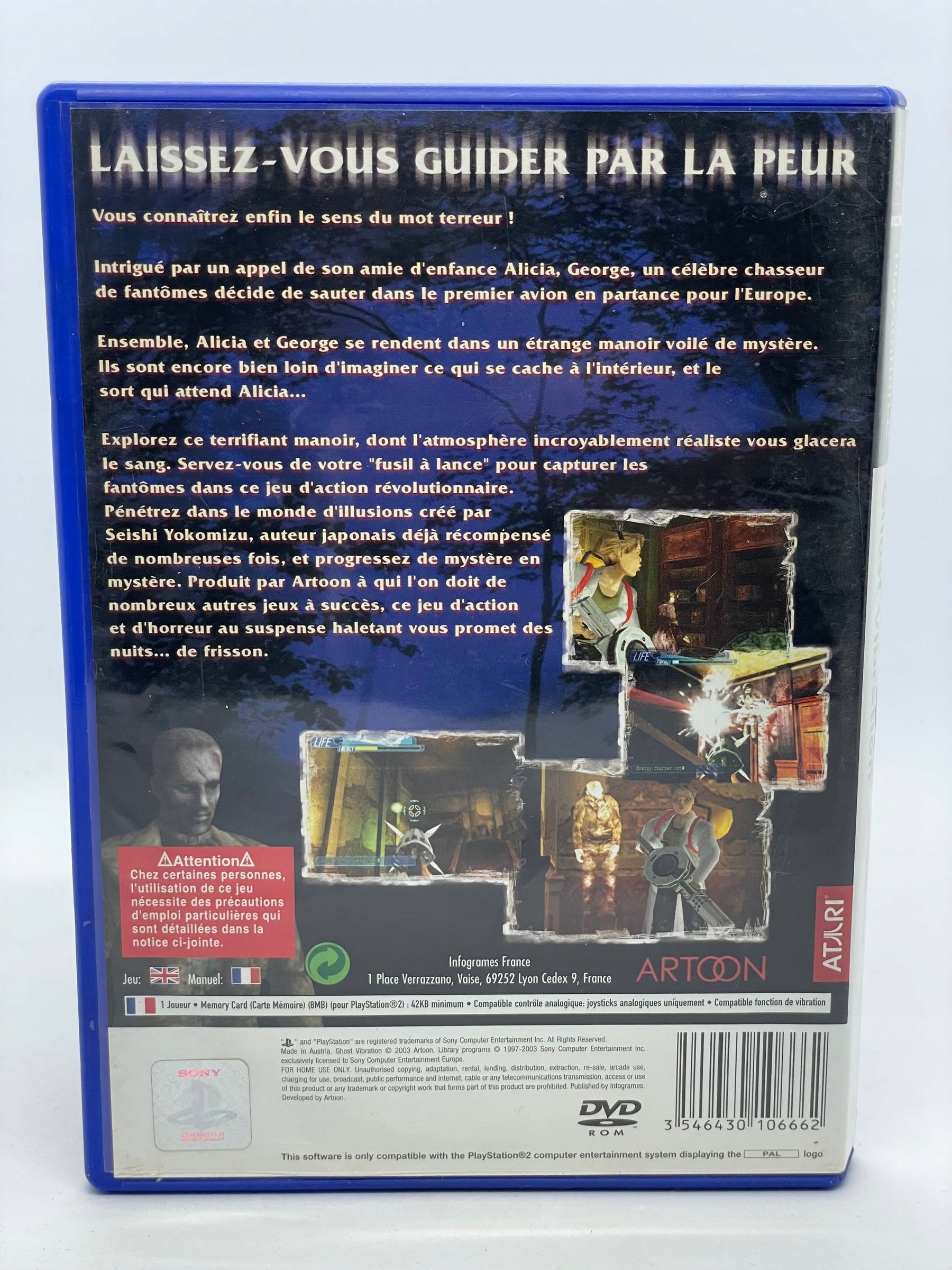 Ghost Vibration PS2 Tematyka gry akcji