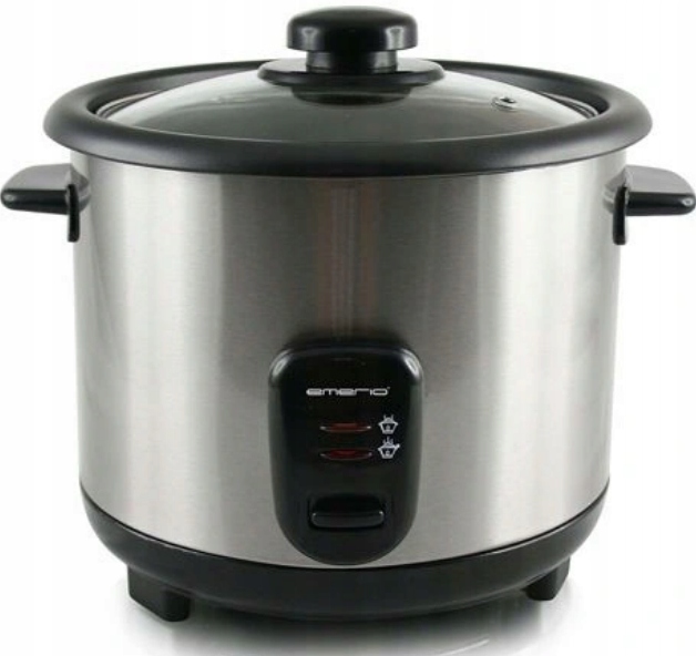 Ryżowar Emerio 1,5 l srebrny