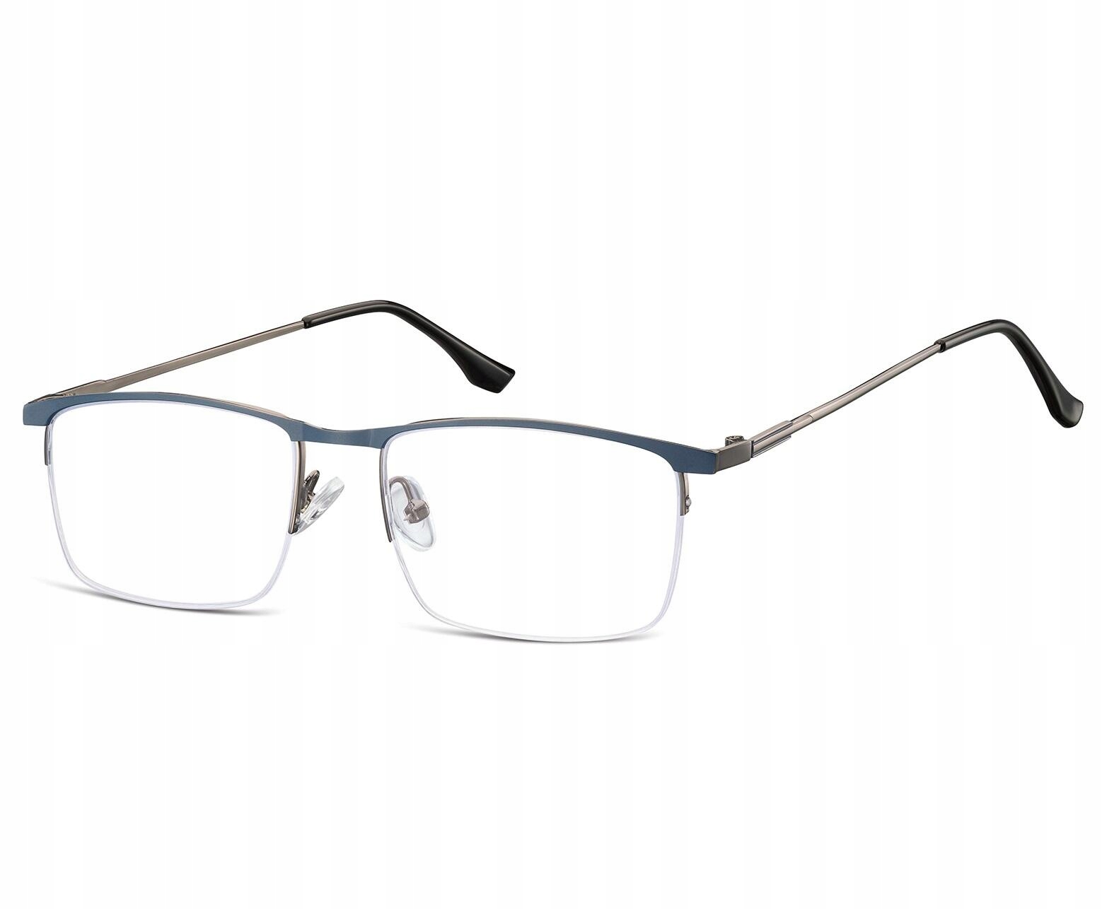 Obdélníkové Bez Dioptrií korekční brýle s žilkováním